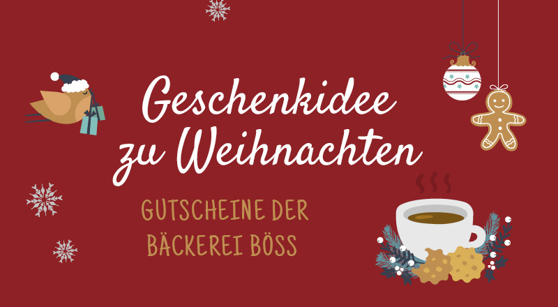 Bäckerei Böss - News - Geschenkgutschein zu Weihnachten